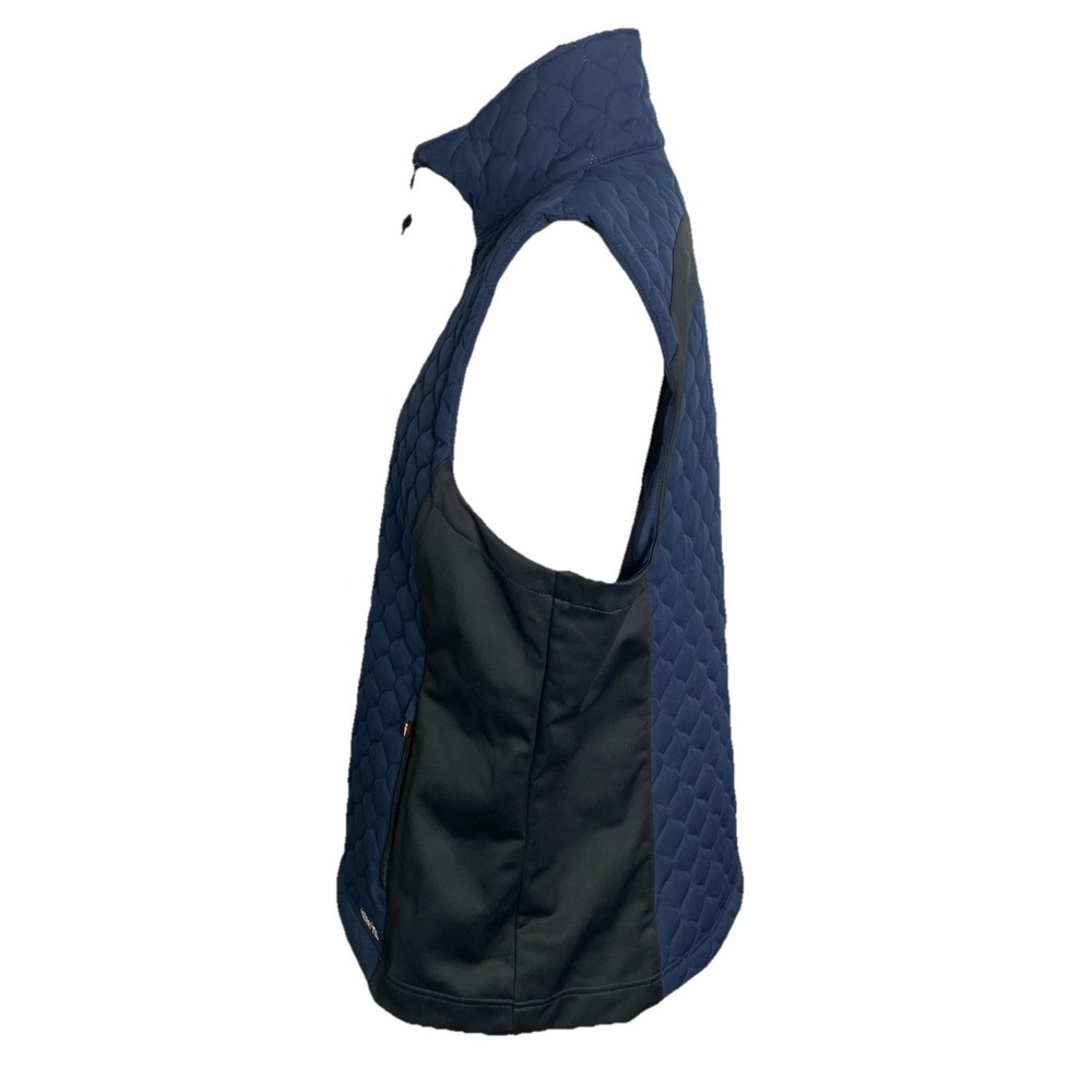 Kerrits Acclimate Quilted Equestrian Riding Vest Blue Black Size 1X - Picture 3 of 6